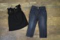 28-29    czarna bluzeczka z cekinami h&t 2 latka    spodnie jeansowe z cekinami Early days 12-18-20zł